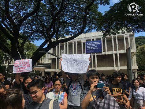 admu scandal|Ateneo students protest 'inaction' on sexual harassment by faculty.